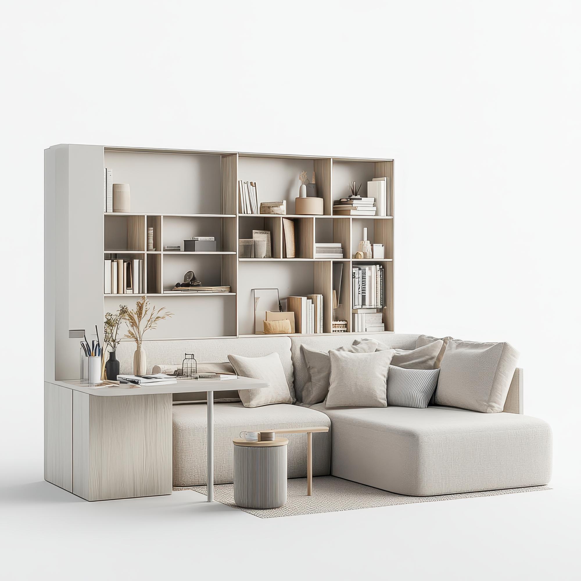 Living modern fotografiat editorial cu colțuri tăiate